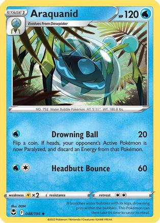 Araquanid 048/195 - SWSH12 Silver Tempest