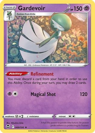 Gardevoir 069/195 - SWSH12 Silver Tempest Reverse Holofoil