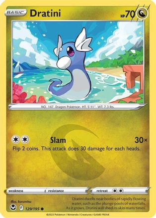 Dratini 129/195 - SWSH12 Silver Tempest Reverse Holofoil