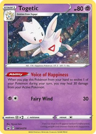 Togetic SWSH276/307 - SWSH Sword & Shield Promo Cards Holofoil