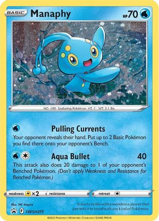 Manaphy SWSH275/307 - SWSH Sword & Shield Promo Cards Holofoil