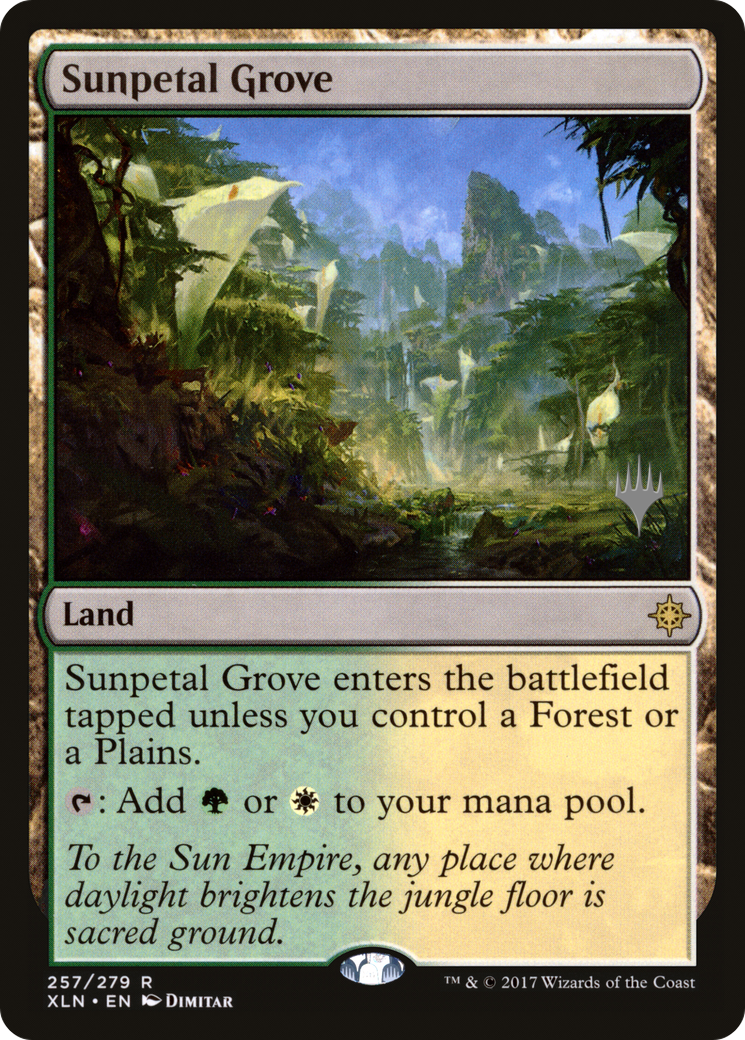 Sunpetal Grove (PPM20-257P) - Ixalan Promos Foil