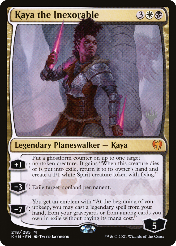 Kaya the Inexorable (PPKHM-218P) - Kaldheim Promos Foil