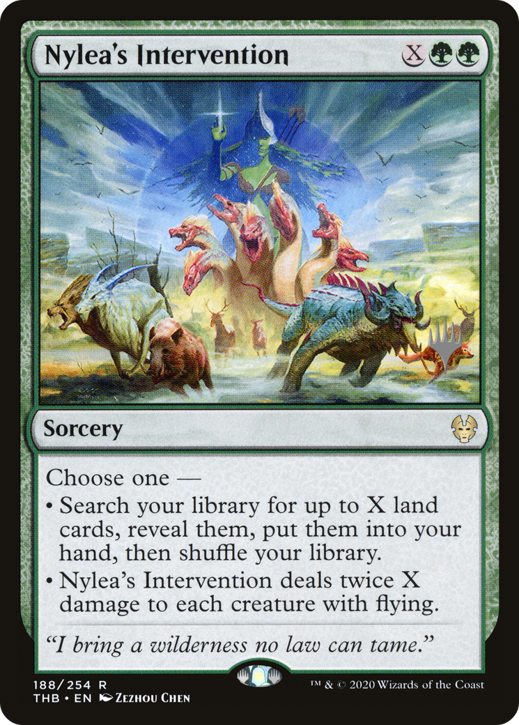 Nylea's Intervention (PPTHB-188P) - Theros Beyond Death Promos Foil