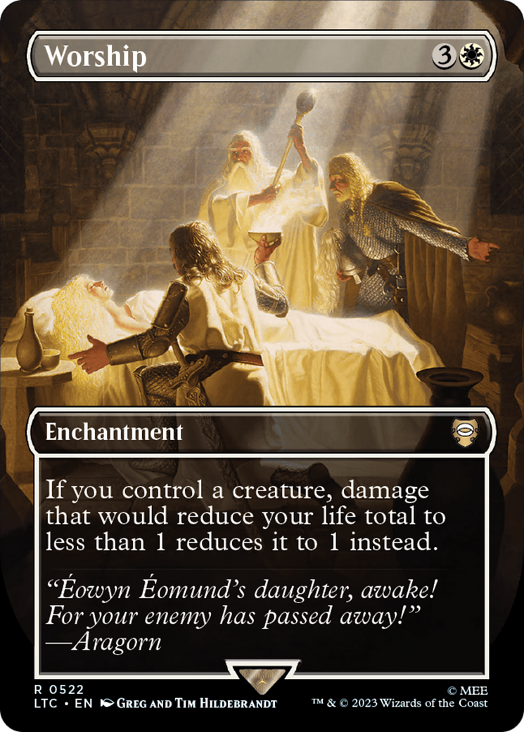 Worship (LTC-522) - Tales of Middle-earth Commander (Borderless)