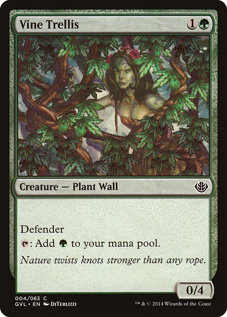 Vine Trellis (DD3-004) - Duel Decks Anthology: Garruk vs. Liliana