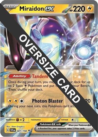 Miraidon ex 081 - Jumbo Cards Holofoil