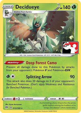 Decidueye 013 - Prize Pack Series Cards