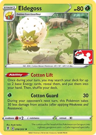 Eldegoss 016 - Prize Pack Series Cards