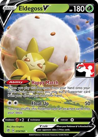 Eldegoss V 019 - Prize Pack Series Cards Holofoil