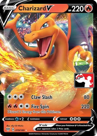 Charizard V (Prize Pack Series ) 019 - Prize Pack Series Cards Holofoil