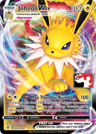 Jolteon VMAX 051 - Prize Pack Series Cards Holofoil