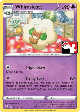 Whimsicott 076 - Prize Pack Series Cards