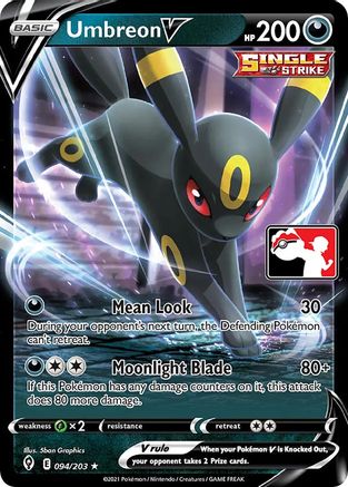 Umbreon V 094 - Prize Pack Series Cards Holofoil