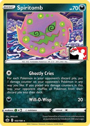 Spiritomb 103 - Prize Pack Series Cards Holofoil