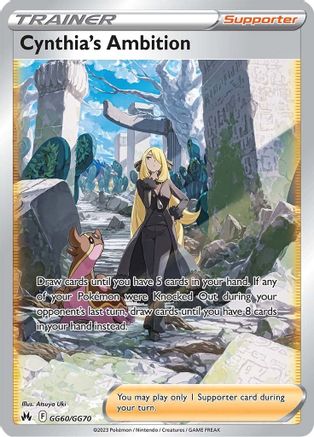 Cynthia's Ambition GG60/GG70 - Crown Zenith Galarian Gallery Holofoil