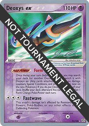 Deoxys ex 2006 (Jason Klaczynski) 093 - World Championship Decks