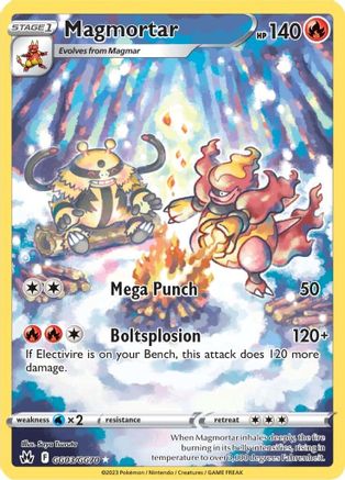 Magmortar GG03/GG70 - Crown Zenith Galarian Gallery Holofoil