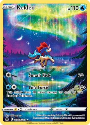 Keldeo GG07/GG70 - Crown Zenith Galarian Gallery Holofoil