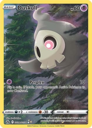 Duskull GG28/GG70 - Crown Zenith Galarian Gallery Holofoil