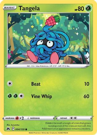 Tangela 004/159 - Crown Zenith Reverse Holofoil