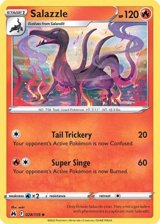 Salazzle 028/159 - Crown Zenith