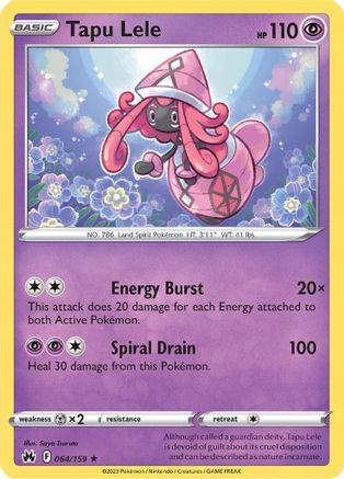 Tapu Lele 064/159 - Crown Zenith Holofoil