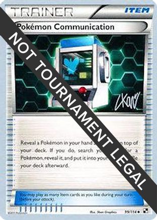 2011 world championship pokemon cards Pokemon Communication 2011 (Christopher Kan) 099