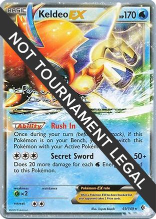 Keldeo EX 2013 (Clement Lamberton) 049 - World Championship Decks