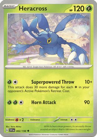 Heracross 002/198 - SV01 Scarlet & Violet Base Set