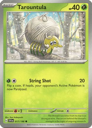 Tarountula 017/198 - SV01 Scarlet & Violet Base Set