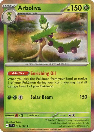 Arboliva 023/198 - SV01 Scarlet & Violet Base Set Reverse Holofoil