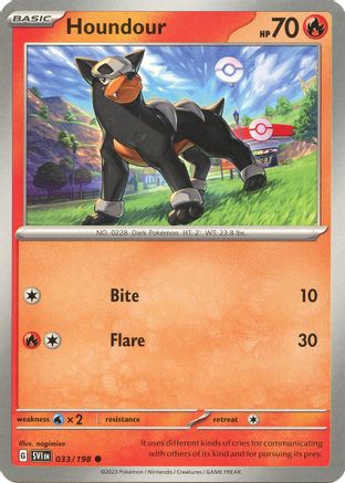 Houndour 033/198 - SV01 Scarlet & Violet Base Set
