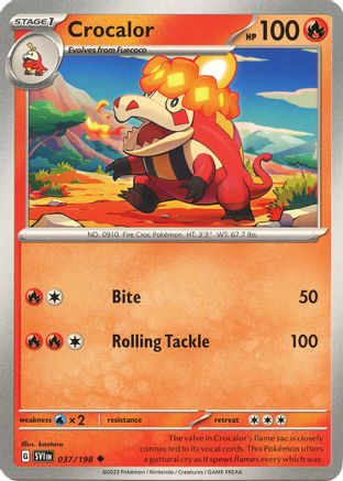 Crocalor 037/198 - SV01 Scarlet & Violet Base Set