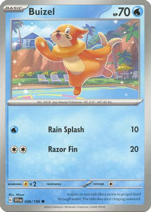 Buizel 046/198 - SV01 Scarlet & Violet Base Set Reverse Holofoil