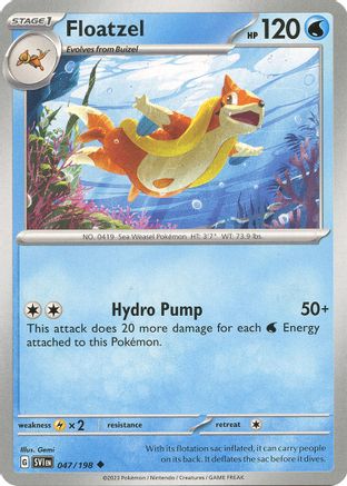 Floatzel 047/198 - SV01 Scarlet & Violet Base Set