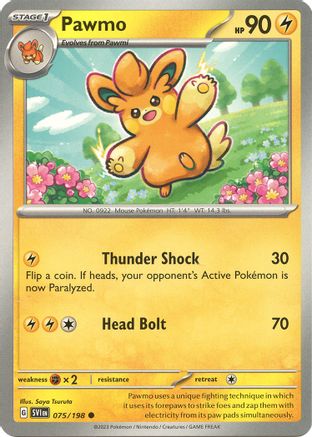 Pawmo 075/198 - SV01 Scarlet & Violet Base Set