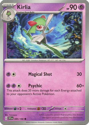 Kirlia 085/198 - SV01 Scarlet & Violet Base Set Reverse Holofoil