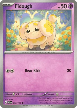 Fidough 097/198 - SV01 Scarlet & Violet Base Set Reverse Holofoil