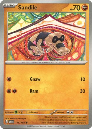 Sandile 115/198 - SV01 Scarlet & Violet Base Set