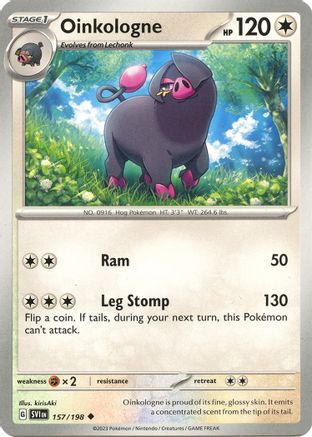 Oinkologne 157/198 - SV01 Scarlet & Violet Base Set Reverse Holofoil