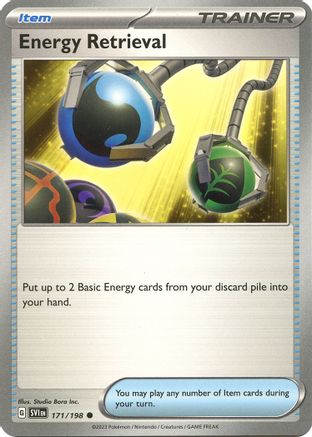 Energy Retrieval 171/198 - SV01 Scarlet & Violet Base Set Reverse Holofoil