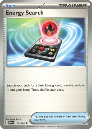 Energy Search 172/198 - SV01 Scarlet & Violet Base Set