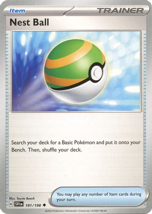 Nest Ball 181/198 - SV01 Scarlet & Violet Base Set Reverse Holofoil