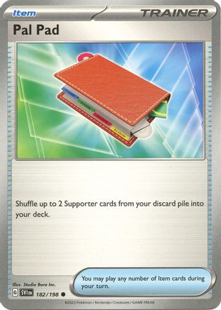 Pal Pad 182/198 - SV01 Scarlet & Violet Base Set