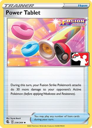 Power Tablet 236/264 - Prize Pack Series Cards