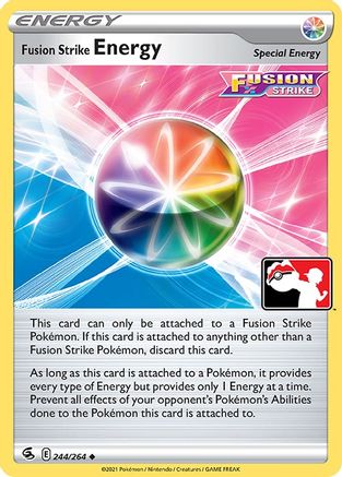 Fusion Strike Energy 244 - Prize Pack Series Cards Holofoil