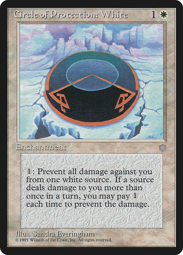 Circle of Protection: White (ICE-) - Ice Age