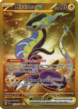Miraidon ex 253/198 - SV01 Scarlet & Violet Base Set Holofoil