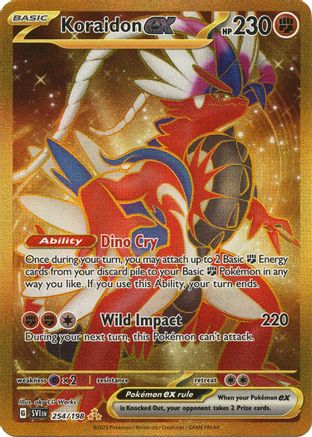 Koraidon ex 254/198 - SV01 Scarlet & Violet Base Set Holofoil